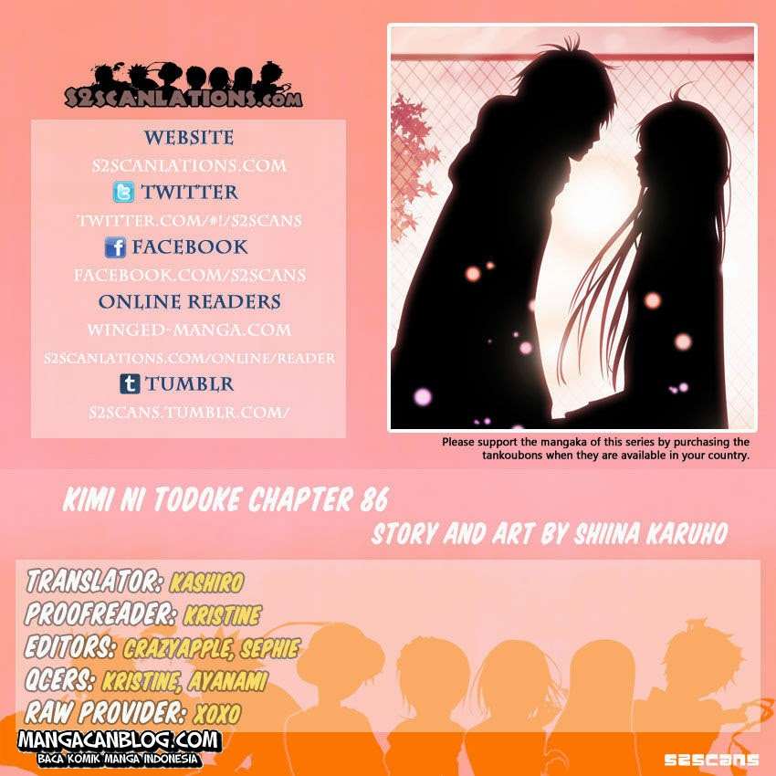 Kimi ni Todoke Chapter 86 Indonesia